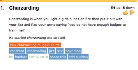 what is charizarding|lighting hair on fire.